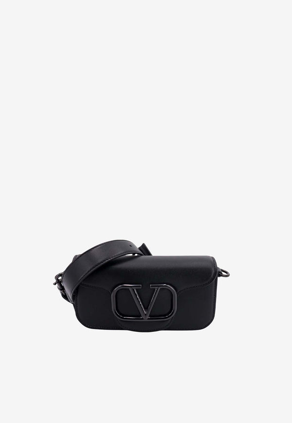 Valentino Mini Locò Leather Shoulder Bag Black 4Y2B0B63VTQ_0NO