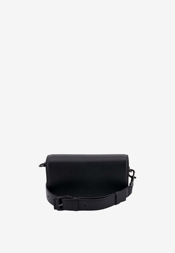 Valentino Mini Locò Leather Shoulder Bag Black 4Y2B0B63VTQ_0NO