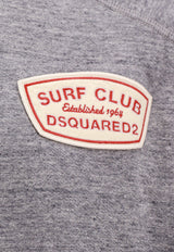 Dsquared2 Surf Club Patch Sweatshirt Gray S74GU0772S25463_860M