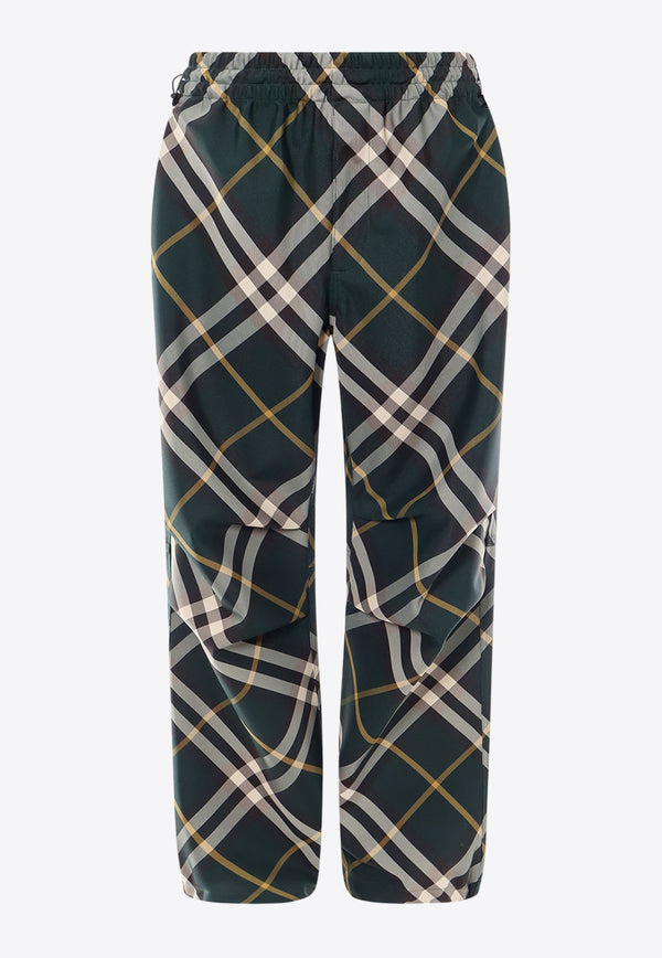 Burberry Logo-Embroidered Checked Pants 8082034_B8660