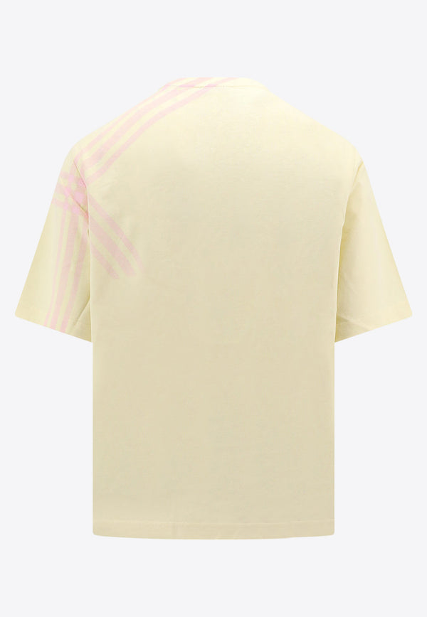 Burberry Printed Basic T-shirt Yellow 8082053_B8639