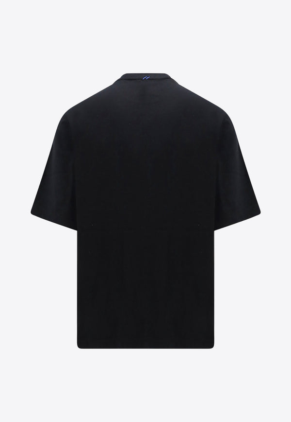 Burberry EKD Patch Crewneck T-shirt Black 8080814_A1189
