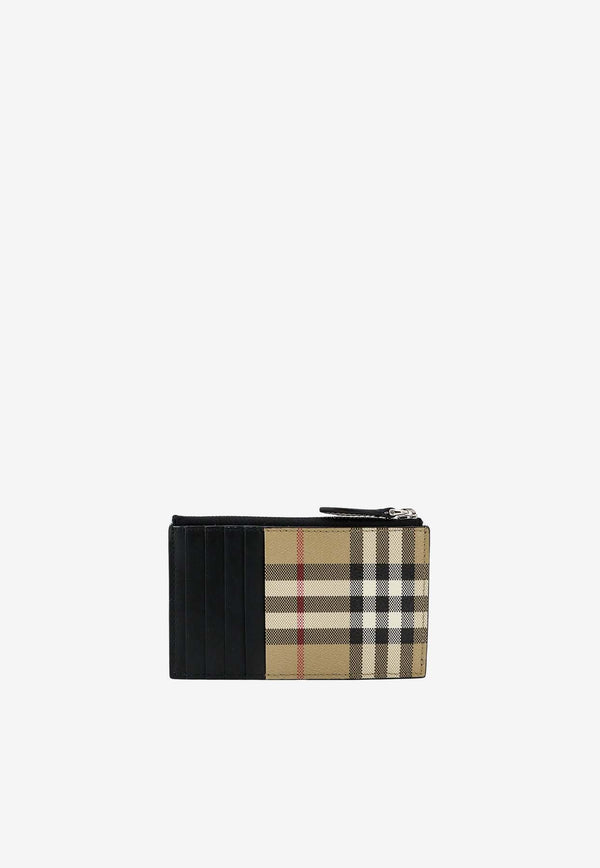 Burberry Vintage Checked Cardholder Beige 8084166_A7026