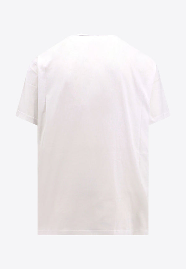 Burberry Logo Print Crewneck T-shirt White 8084234_A1464
