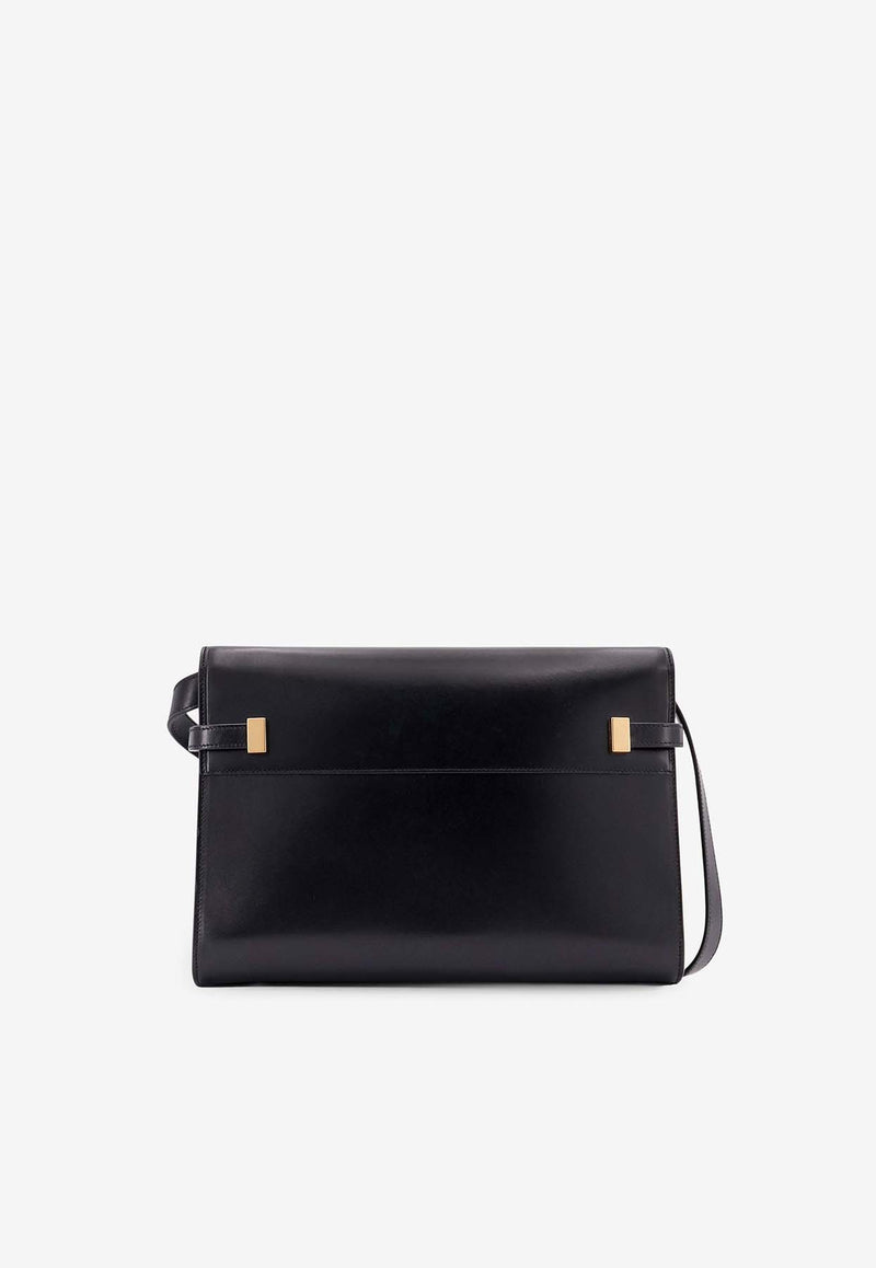 Saint Laurent Manhattan Leather Shoulder Bag Black 5792710SX0W_1000