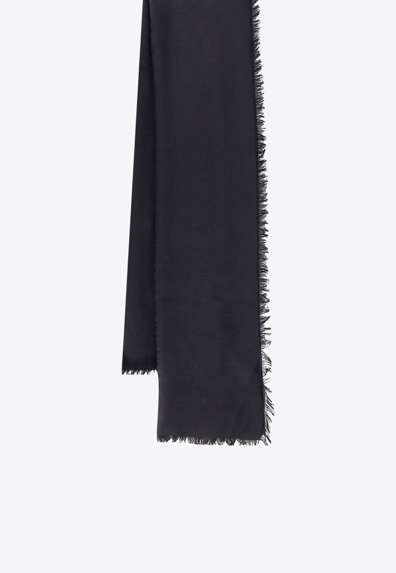 Saint Laurent Logo Jacquard Scarf 7749093YP96_1000