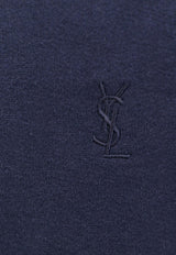 Saint Laurent Logo-Embroidered Hooded Sweatshirt 778464Y36SW_4140