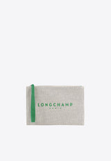 Longchamp Essential Logo Zipped Pouch Beige 34136HSG_129