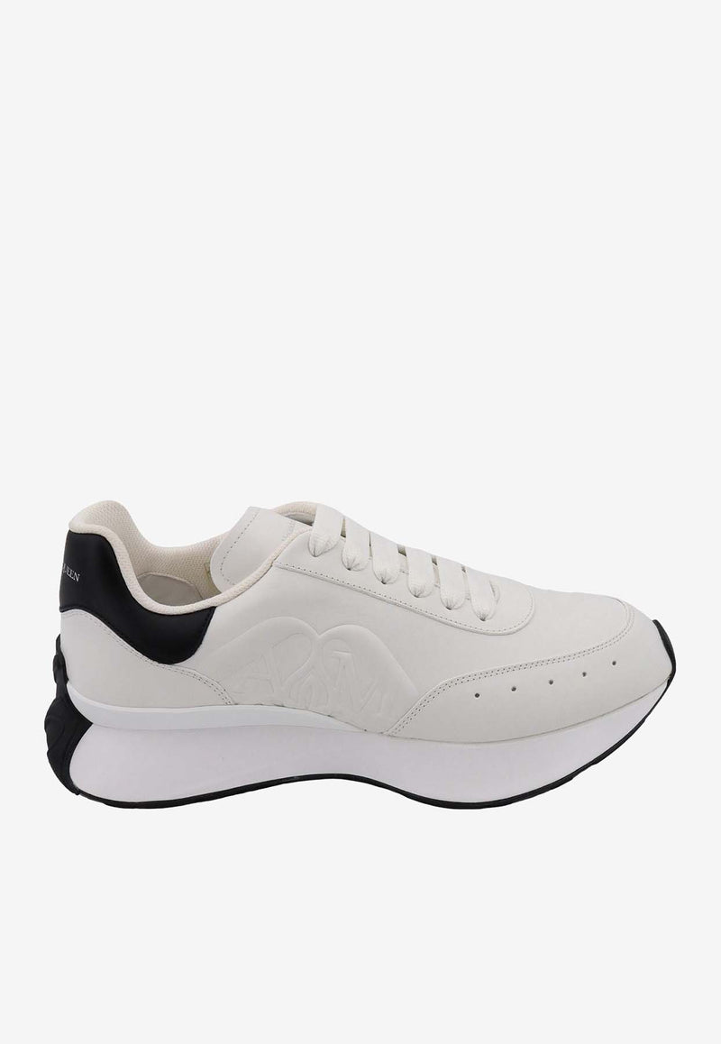 Alexander McQueen Sprint Low-Top Sneakers White 782630WIDN5_9061