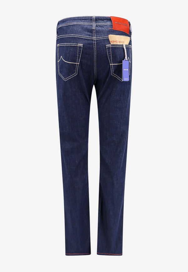 Jacob Cohen Basic Straight-Leg Jeans Blue UQE0440S3735_171D