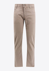 Jacob Cohen Logo Patch Chino Pants Beige UQE0636S3756_B75