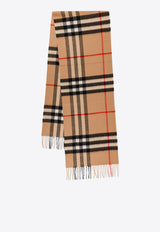 Burberry Vintage Check Cashmere Scarf Beige 8076576_A7026