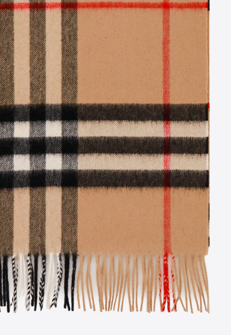 Burberry Vintage Check Cashmere Scarf Beige 8076576_A7026