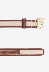 Burberry TB Buckle Canvas Belt Beige 8044267_A1395