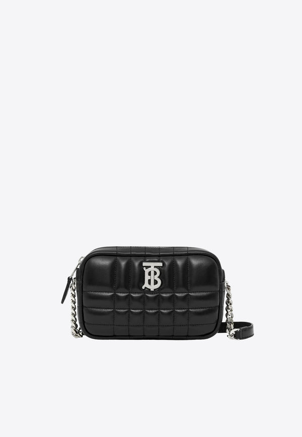 Burberry Mini Lola Quilted Leather Camera Bag Black 8064854_A1665