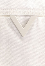 Valentino Rubberized VLogo Denim Jacket 4V0DC03MA3A_A03