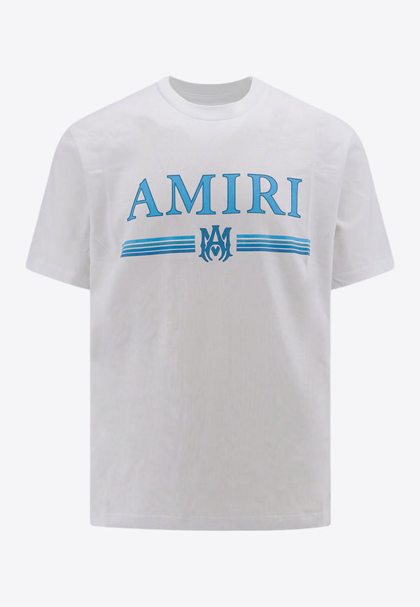 Amiri Logo Print Crewneck T-shirt White PS24MJL007_WHITE