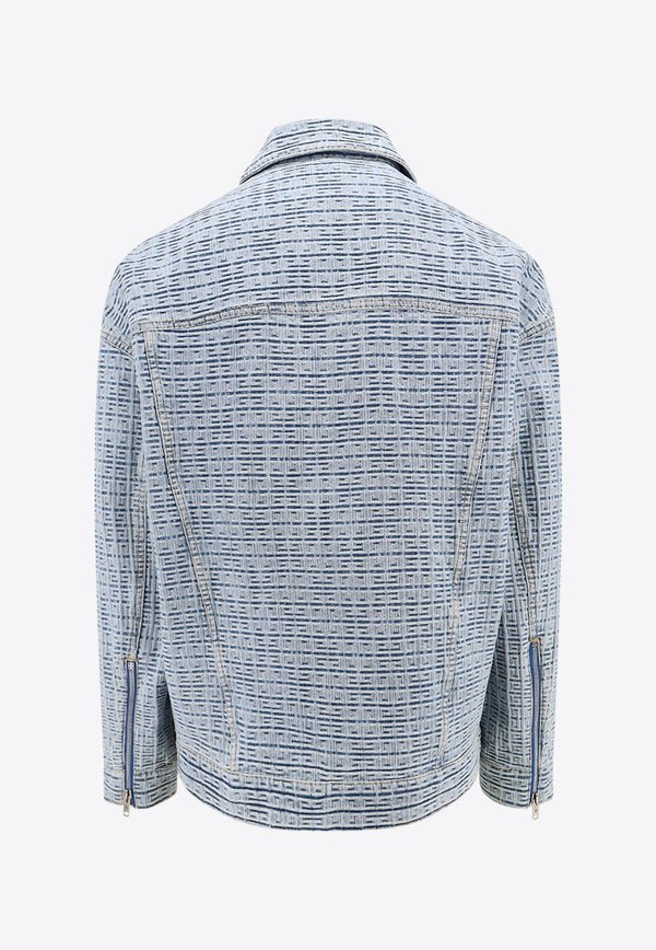 Givenchy Denim Zip-Up Shirt Jacket BM012N50P9_452