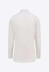 Givenchy Embroidered 4G Formal Shirt White BM60PQ14M6_100