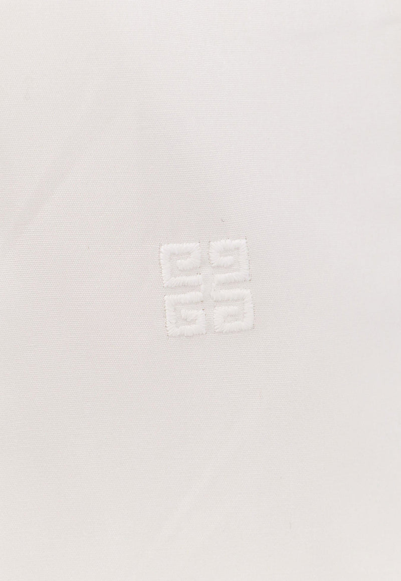 Givenchy Embroidered 4G Formal Shirt White BM60PQ14M6_100