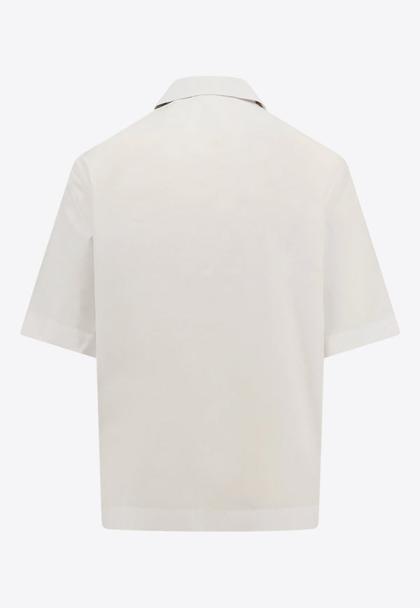 Givenchy Logo-Print Short-Sleeved Shirt BM60T51YC8_116