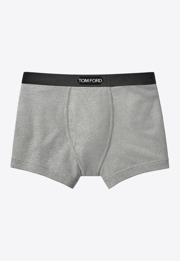 Tom Ford Logo Waistband Boxers Gray T4LC31040_020