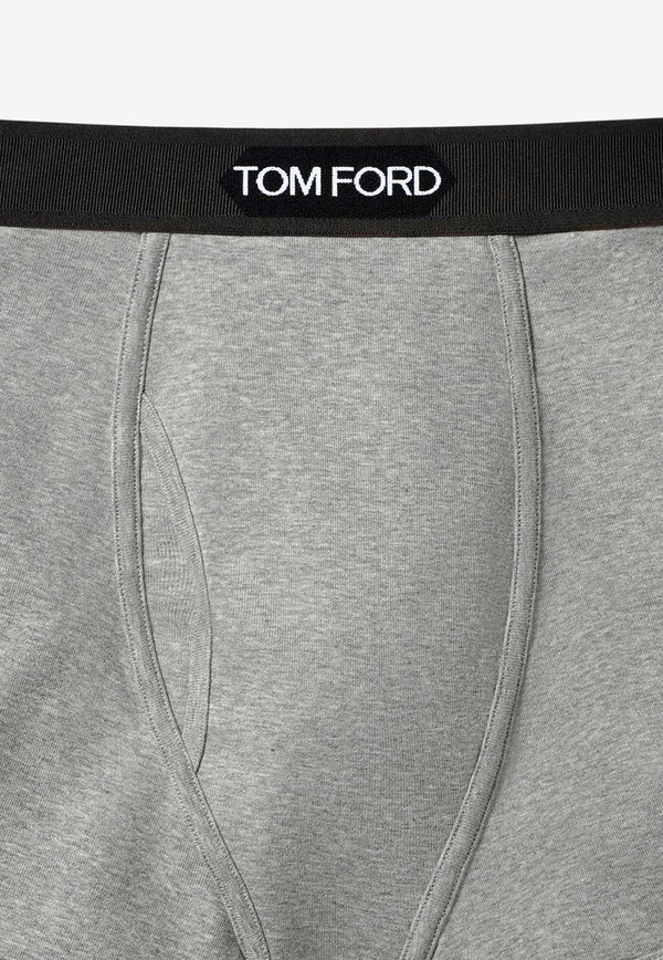 Tom Ford Logo Waistband Boxers Gray T4LC31040_020