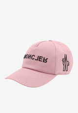 Moncler Grenoble Logo Embroidered Baseball Cap Pink 0973B0000204863_54L