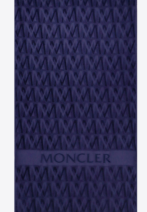 Moncler Monogram Beach Towel Blue 0913D000040U347_742