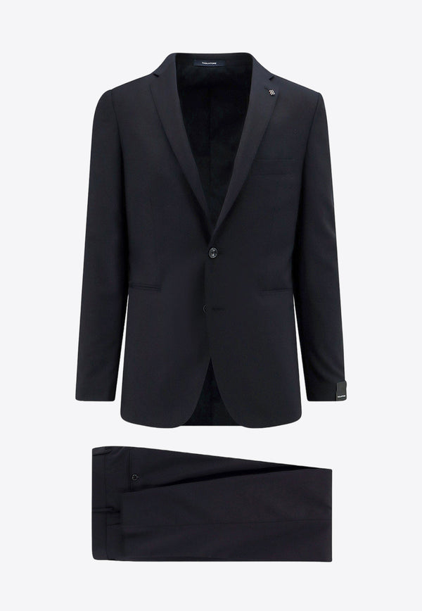 Tagliatore Single-Breasted Wool Suit Blue 2FBR22A01060004_B5083