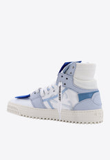 Off-White Off Court 3.0 High-Top Suede Sneakers Blue OWIA112S24LEA001_4001