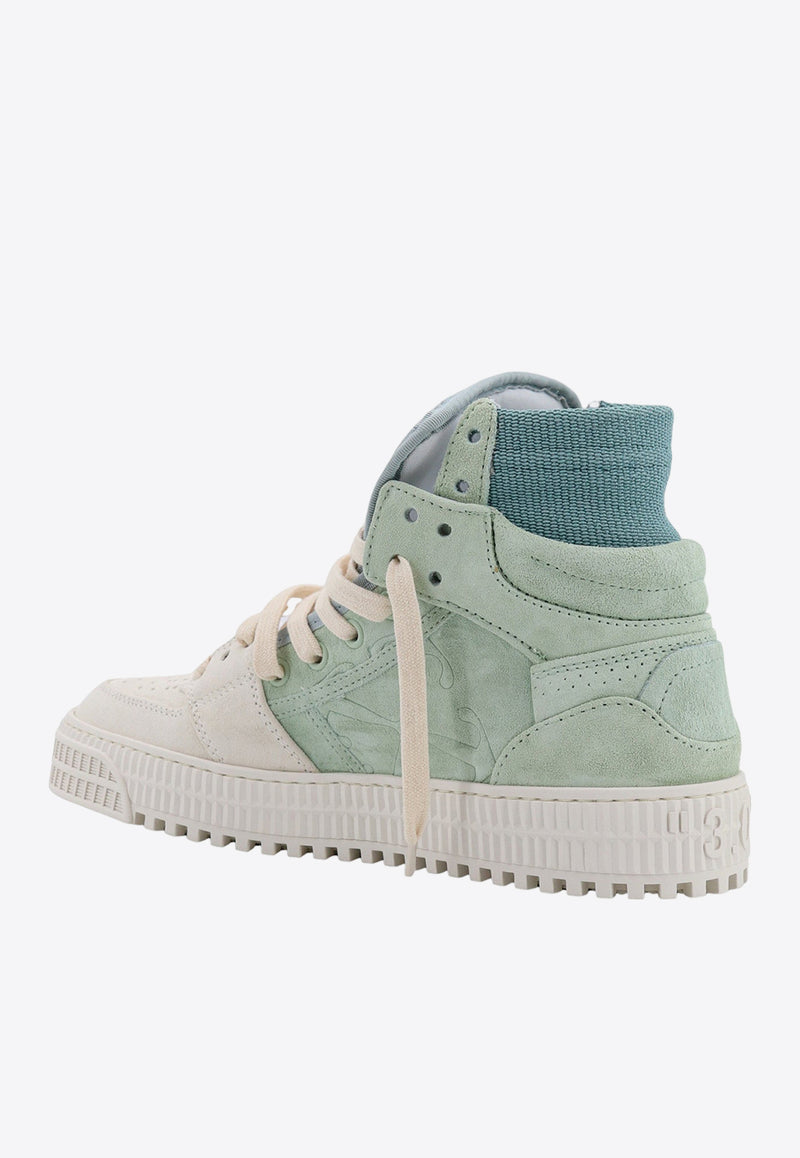Off-White Off Court 3.0 High-Top Suede Sneakers Blue OWIA112S24LEA003_0152