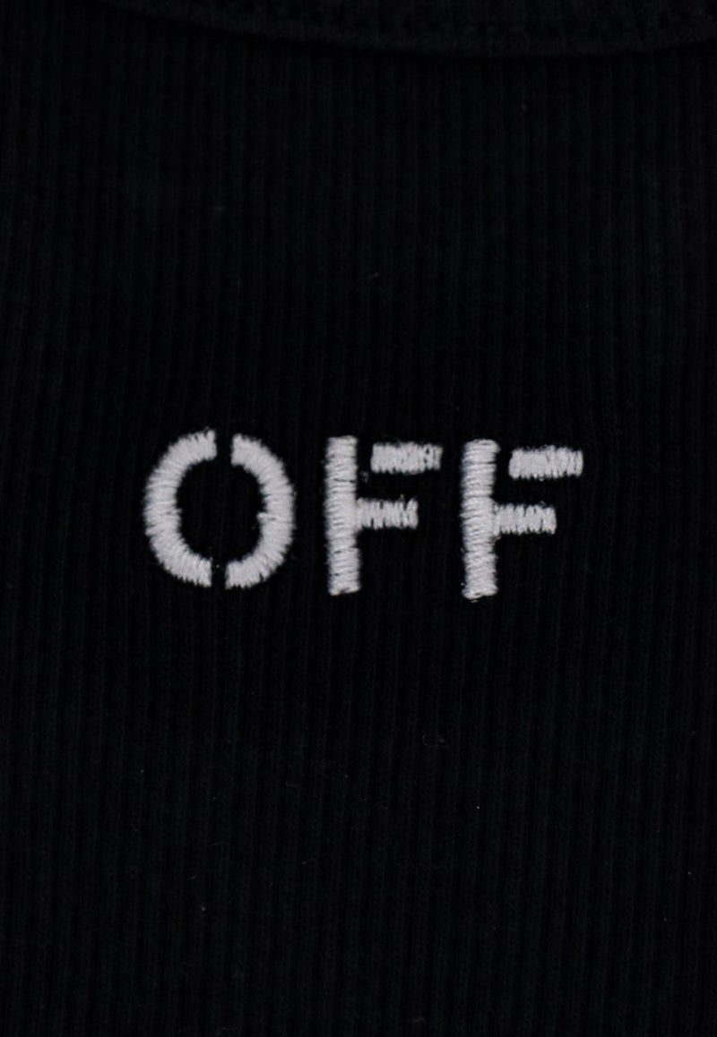 Off-White Logo Embroidery Tank Top OWAD086C99JER002_1001