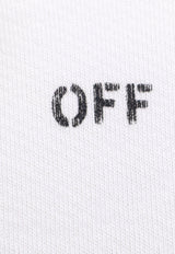 Off-White Off print Hooded Sweatshirt White OMBB085C99FLE010_0110