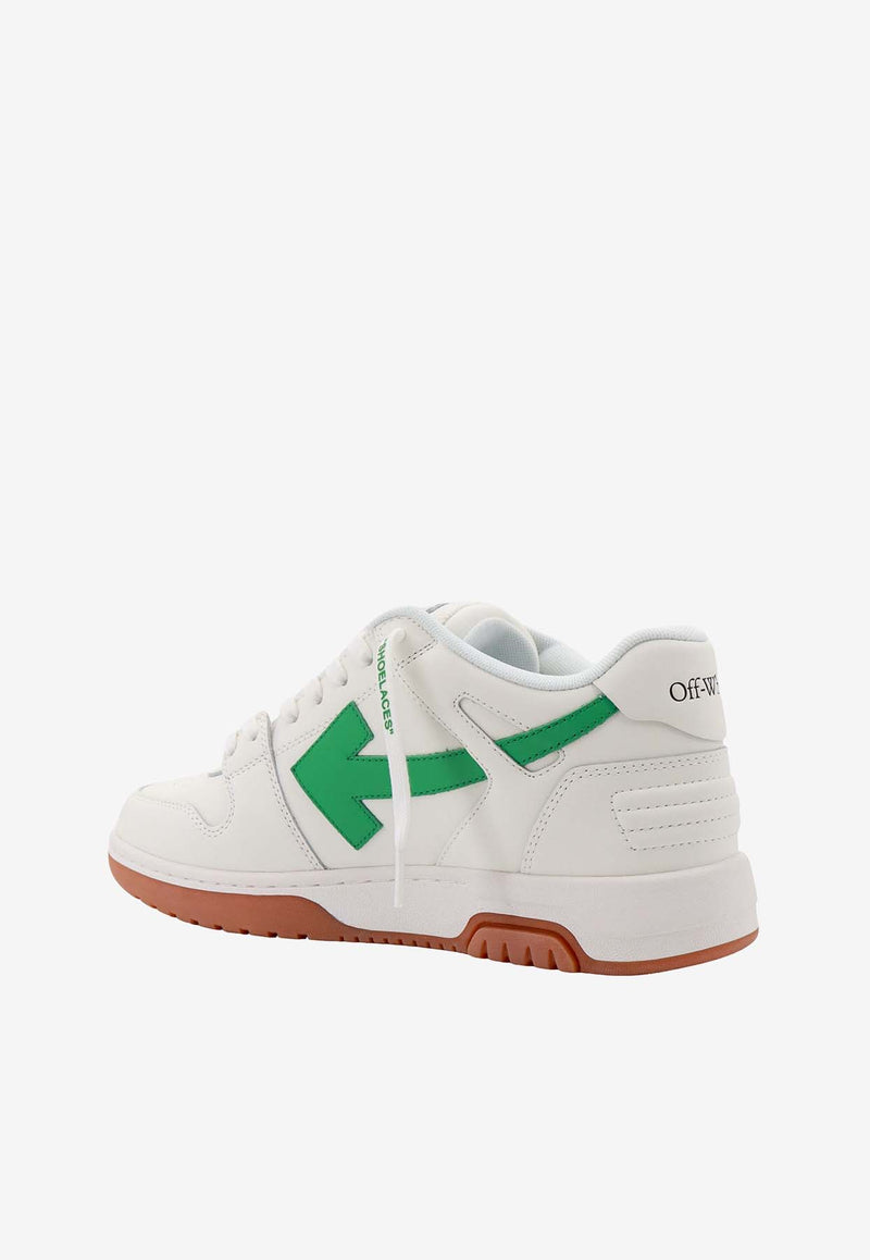 Off-White Out of Office Low-Top Sneakers Green OMIA189S24LEA001_0155