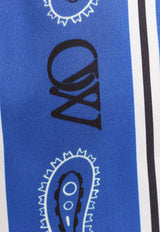 Off-White Bandana Print Bermuda Shorts Blue OMCB092S24FAB001_4600