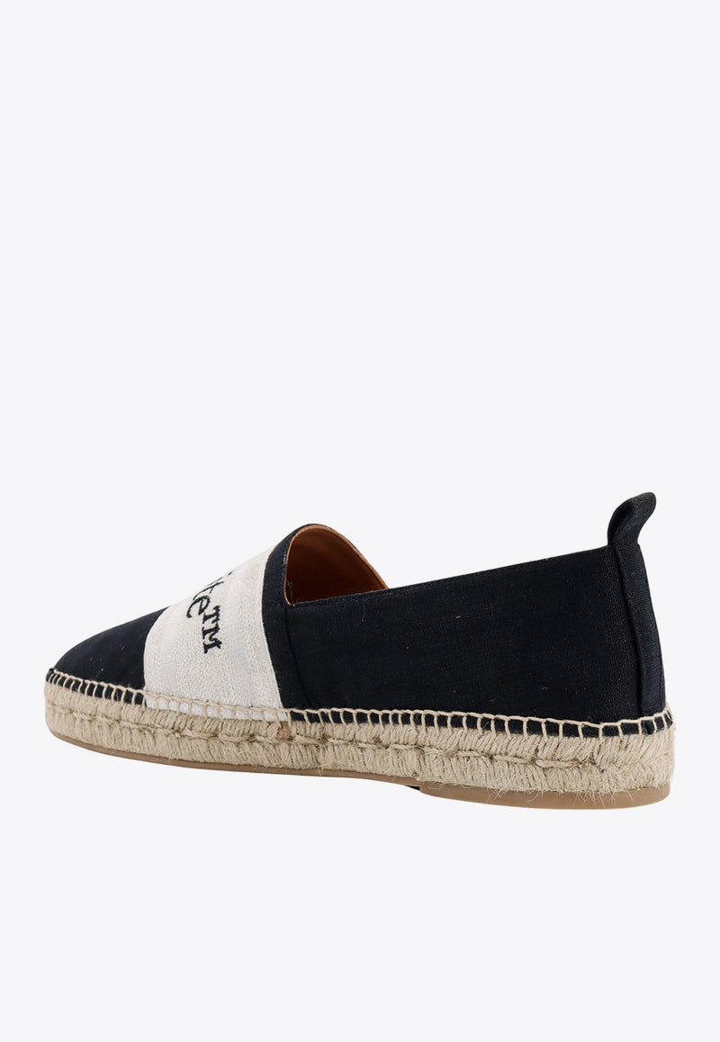 Off-White Bookish Espadrilles with Embroidered Logo OMIB010S24FAB001_1010