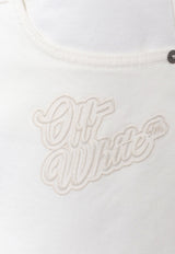Off-White Convertible Logo Embroidered Cargo Jeans White OMYA183S24DEN001_0202