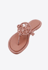 Tory Burch Miller Crystal Embellished Knotted Thong Sandals Pink 152177_667