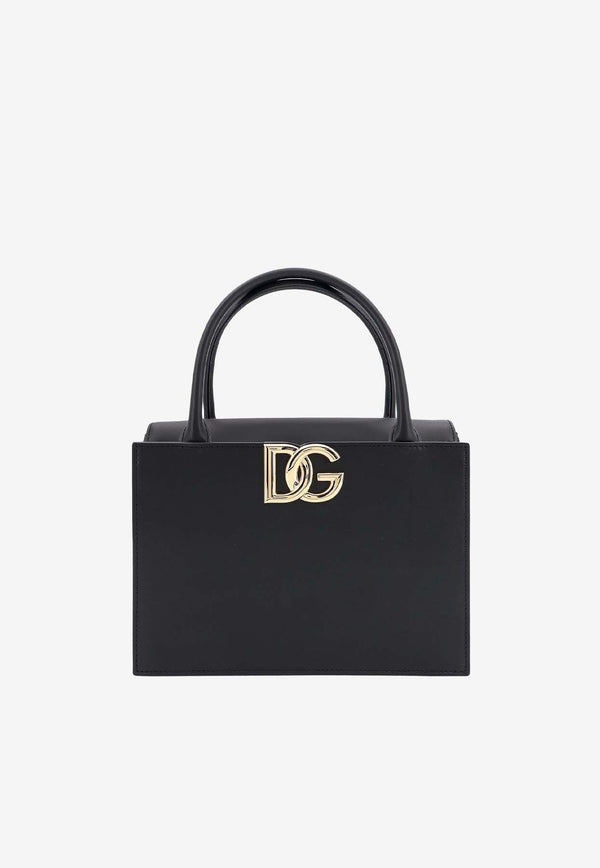 Dolce & Gabbana 3.5 Calf Leather Top Handle Bag Black BB7587AW576_80999