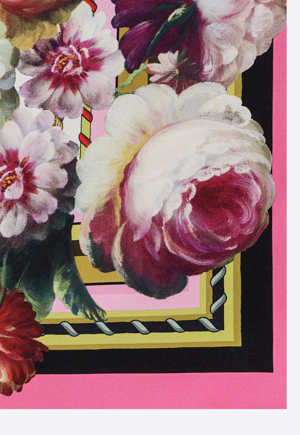 Dolce & Gabbana Floral Print Silk Scarf FN090RGDB7H_HW4YF