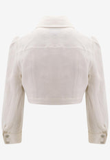 LAVI Rubino Cropped Shirt White BS5WD009_002