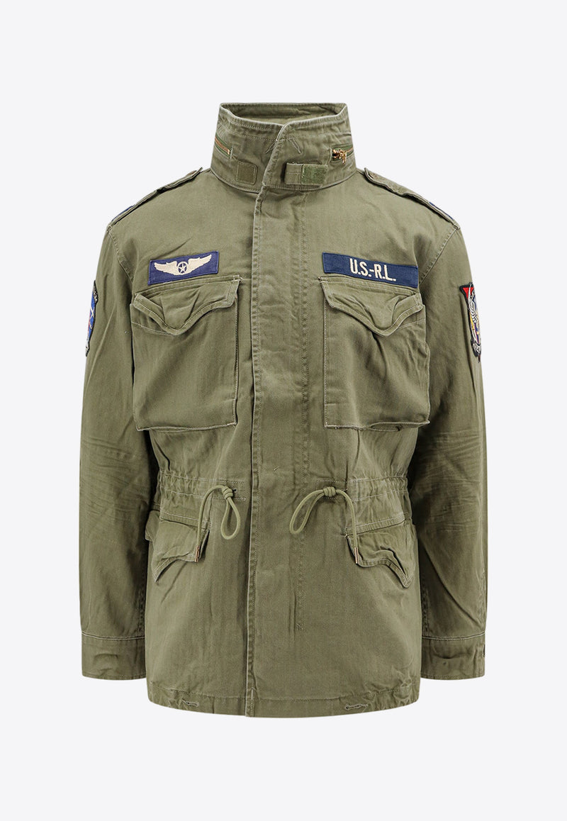 Polo Ralph Lauren Patches-Embellished Field Jacket Green 710722923_003