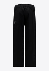 C.P. Company Metropolis Wide-Leg Cargo Pants Black 16CLPA030A006450A_999