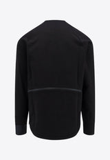 C.P. Company Metropolis Logo Patch Sweatshirt Black 16CLSS017A006452W_999