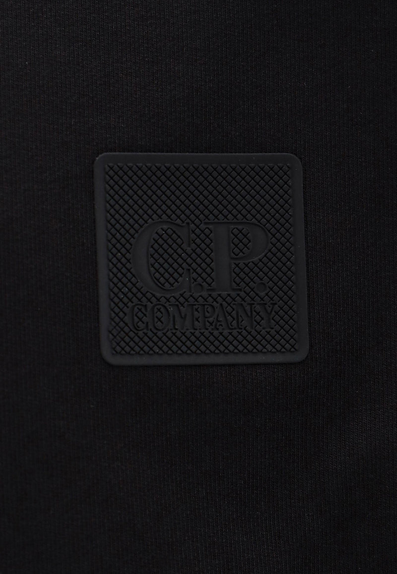 C.P. Company Metropolis Logo Patch Sweatshirt Black 16CLSS017A006452W_999