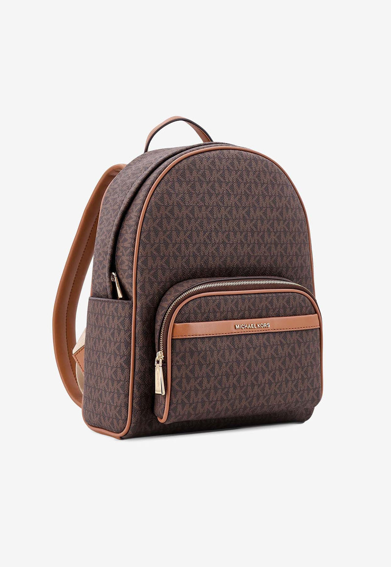 Michael Kors Bex Coated Canvas Backpacks Brown 30S4G8XB2B_252