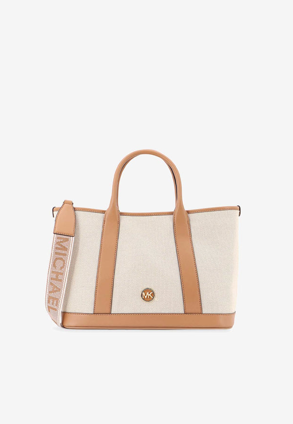 Michael Kors Medium Luisa Canvas Tote Bag Beige 30S4G99S8O_006