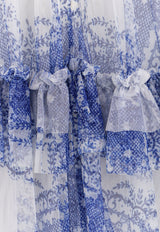 Philosophy Di Lorenzo Serafini Abstract Print Maxi Flounce Dress Blue A04550750_1296