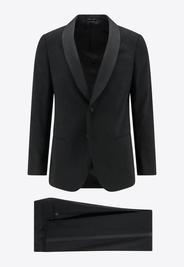 Giorgio Armani Soho Line Single-Breasted Tuxedo Suit Black 8WGAS007T002Z_UC99